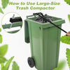 Wheelie Bin Rubbish Can Compactor HeavyDuty Trash Compactor Tool Trash Can Press