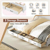 Double Guest Bed Sofa Bed with Wooden Slat Support