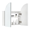 Bathroom Mirror Cabinet Multiple-Layer Height Adjustable Shelf cupboard Storage