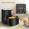 LLIVEKIT 5L Air Fryer, Family Size Hot Air Fryer 1400W Digital Touchscreen