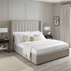 Dusk Madison Stone Grey Linen Look Super King Ottoman Storage Bed RRP £899