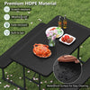 Picnic Table Bench Set for 2-4 People-Black