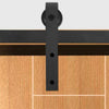366cm 12FT Double Door Splicing Regular Carbon Steel Barn Door Hanging Rail