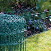 10M PVC Coated Garden Border Fence Lawn Path Edging Wire Mesh Decorative Fence