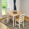 4 Colours Solid Wood Dining Table and 2 Chairs Set Kitchen Room Home Furniture