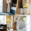 Luxury Mirrored Flower Vase Sparkle Crushed Diamond Vase for Artificial Flower