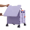 Folding Shopping Trolley Box 55L Camping Picnic Boot Cart Storage Stair Climbing