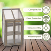 Greenhouse Cold Frame Small Garden Growing Plant Protection Germination Wooden