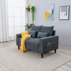 Upholstered Fabric Sofa Suite Set,2 & 3 Seater Couch Settee,Storage Side Pockets