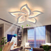 LED Ceiling Fan Light Dimmable Living Room Chandelier Lamp With Remote Xwekveuzb