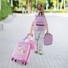 5 Piece Kids Luggage Set Carry-on Children Rolling Suitcase Set w/ Backpack