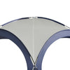 Outdoor Gazebo Event Dome Shelter Party Tent for Garden Camping Cream and Blue