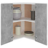 Hanging Corner Cabinet Concrete Grey 57x57x60 cm Engineered Wood Side Table High Gloss White 50x30x50 cm Engineered Wood