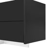 TV Stand 170 cm Black TV Unit Cabinet with Door Drawer Storage High Gloss Front