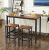 Breakfast Bar Table And Stools Kitchen Dining Room Industrial Furniture Set