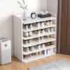 6 Tier Shoe Cabinet Storage Organizer MDF Unit Footwear Stand Rack Home Entryway