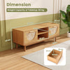Costway TV Stand for 55-Inch TVs Mid Century Modern Entertainment Center