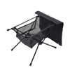 Folding Camping Table Aluminium Alloy Trestle Picnic Desk with Storage Mesh Bag