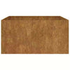Raised Garden Flower Beds Rusty Metal Large Planters Weathering Steel