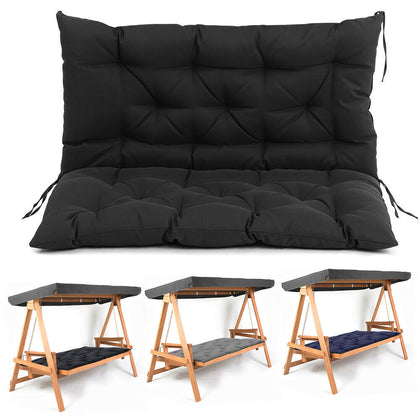 2/3 Seater Replacement Swing Chair Cushion Indoor Outdoor Garden Bench Seat Pad