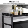 3-Tier Expandable Microwave Oven Rack Stand - Space-Saving Kitchen Storage Shelf