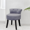 Bedroom Dressing Table Stool Velvet Padded Seat Wooden Legs Makeup Vanity Chair