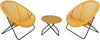 Tobs Bistro Set 2 Rattan Garden Furniture - 2 Chairs & Coffee Table In 3 Colours