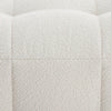 Dusk Manhattan Off White Boucle Ottoman Pouffe RRP £233