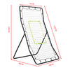 35*49" Rebounder Net Soccer Baseball Football Adjust Pitch Back Training Screen