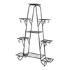 9 Tier Large Plant Stand Metal Flower Pot Holder Display Shelf Garden Rack Home