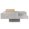 Coffee Table Side Table with Storage Box Modern Square Living Room Furniture