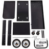 3 Tier Heavy Duty Trolley Welding Cart with Chains for MIG TIG Welder Machine