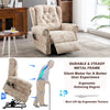 Dual Motor Lift Chair Recliner Armchair for Elderly with Heat & Massage Function