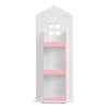 Rotating Bookshelf Kids Bookcase Toys Storage Floor Standing Castle Display Rack