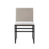 Dusk Rae Natural Chenille Set of 2 Dining Chairs RRP £499