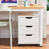 3/5 Drawer Mobile Filing Cabinets Printer Stand Pedestal Lockable Office Cabinet