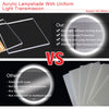 Round LED Bathroom Mirror with Demister Pad Touch Switch Illuminated Light 600mm
