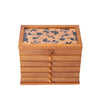 Desktop Storage Box Drawers Organizer Box Jewelry Container Case Storage Rustic