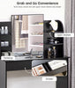 Dressing Table With Mirror Drawer Stool Set Makeup Table Vanity Desk Bedroom UK