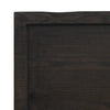 Wall Shelf Dark Grey 220x60x4 Treated Solid Wood Oak G7D3