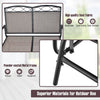 Outdoor Rocking Chair Table Set Garden Patio Glider Chair with Coffee Table
