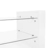 TV STAND CABINET FREESTANDING ENTERTAINMENT UNIT WITH LED LIGHTS & GLASS SHELVES