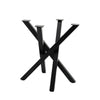 Industrial Dining Table Legs Metal Table Stand DIY Furniture X Cross Frame Legs