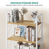 Bookcase 5 Tiers Book Shelf Shelving Storage Wooden Display Rack for Living Room