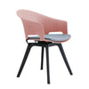 Set of 4 Swivel Dining Chairs with Cushion Accent Chairs Home Restaurant