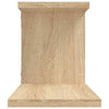 Wall-Mounted TV Shelf Sonoma Oak 125x18x23 cm Engineered Wood