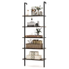 5-Tier Ladder Shelf Bookshelf Wall Mounted Storage Organizer Plant Display Rack