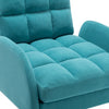 Frosted Velvet Recliner Chair Single Sleeper Sofa Chair Bed Home Cinema Seat NEW