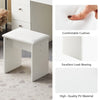 White Dressing VanityTable Wood Makeup Desk with LED Mirror 7 Drawers Stool