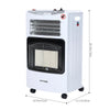 Portable Butane Space Cabinet Mobile Heater Home Fire Gas Heating Stove Outdoor